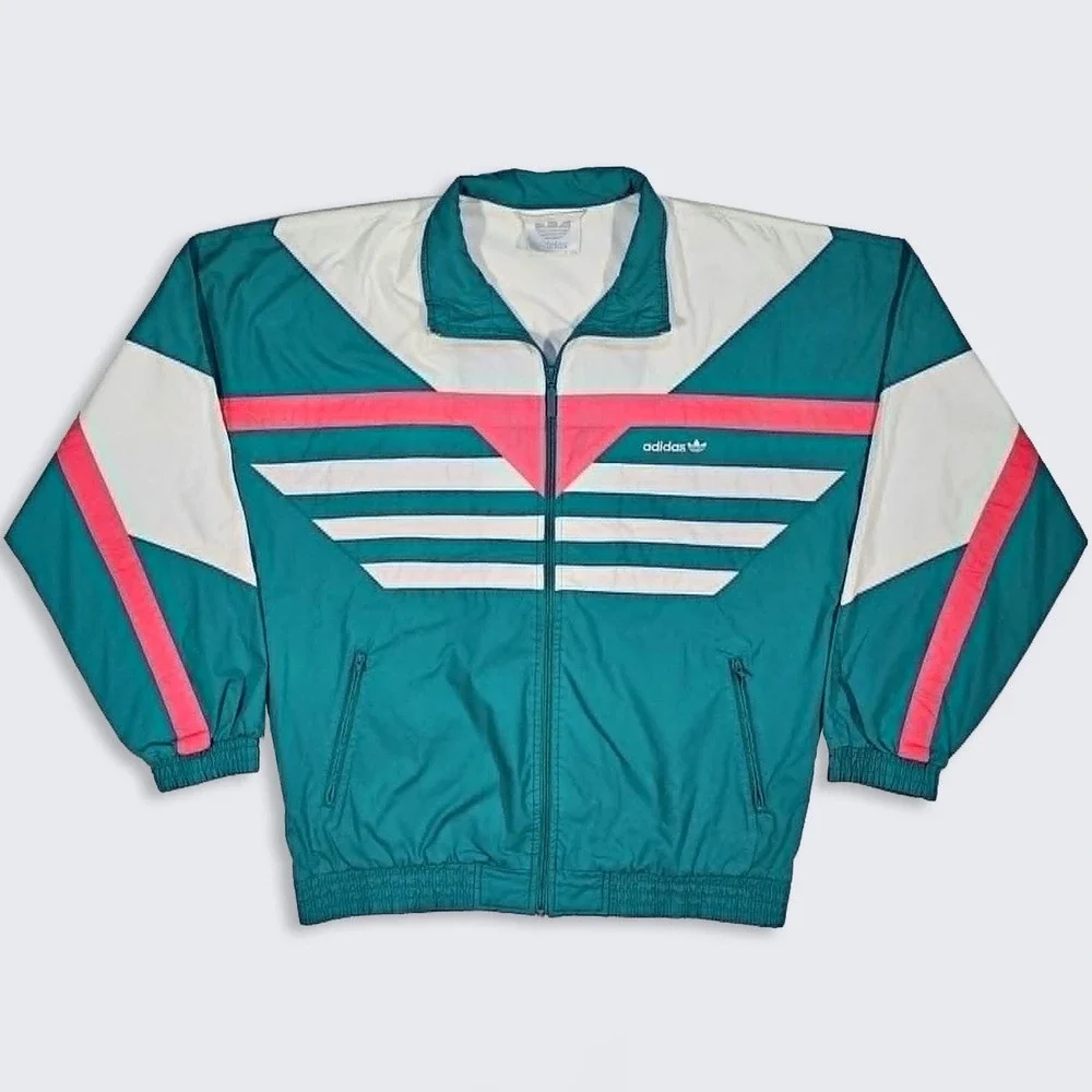Adidas Vintage 90s Color Block Track Jacket